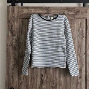 Gap Small Mainly Black & White Long Sleeve Shirt